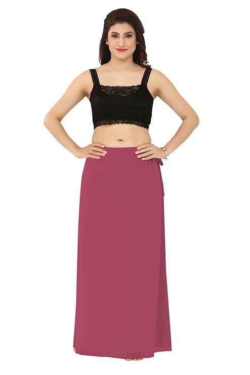 La Serranilla AZO-Free Cotton Hosiery Saree Shapewear Petticoat for Women