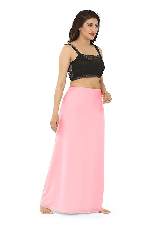 La Serranilla AZO-Free Cotton Hosiery Saree Shapewear Petticoat for Women