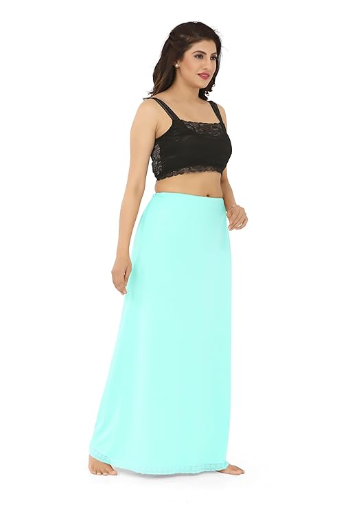 La Serranilla AZO-Free Cotton Hosiery Saree Shapewear Petticoat for Women