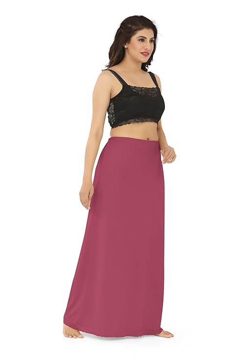 La Serranilla AZO-Free Cotton Hosiery Saree Shapewear Petticoat for Women