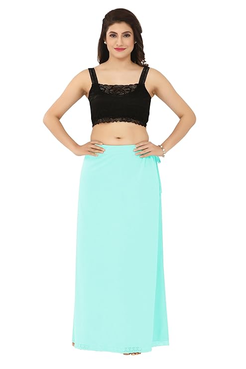 La Serranilla AZO-Free Cotton Hosiery Saree Shapewear Petticoat for Women