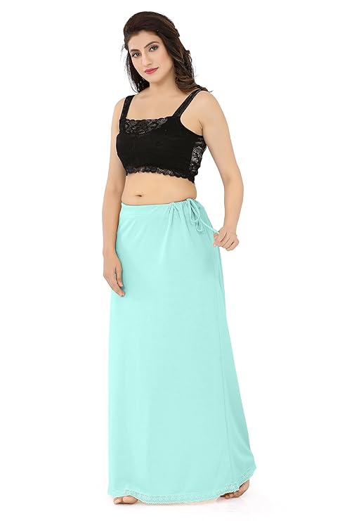 La Serranilla AZO-Free Cotton Hosiery Saree Shapewear Petticoat for Women
