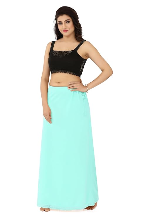 La Serranilla AZO-Free Cotton Hosiery Saree Shapewear Petticoat for Women