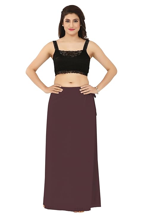 La Serranilla AZO-Free Cotton Hosiery Saree Shapewear Petticoat for Women