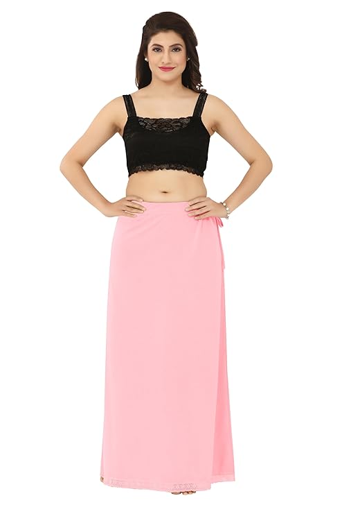 La Serranilla AZO-Free Cotton Hosiery Saree Shapewear Petticoat for Women