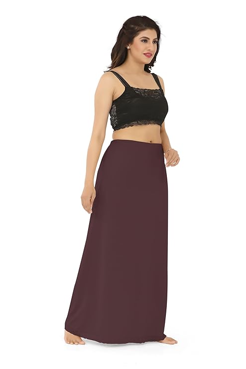 La Serranilla AZO-Free Cotton Hosiery Saree Shapewear Petticoat for Women