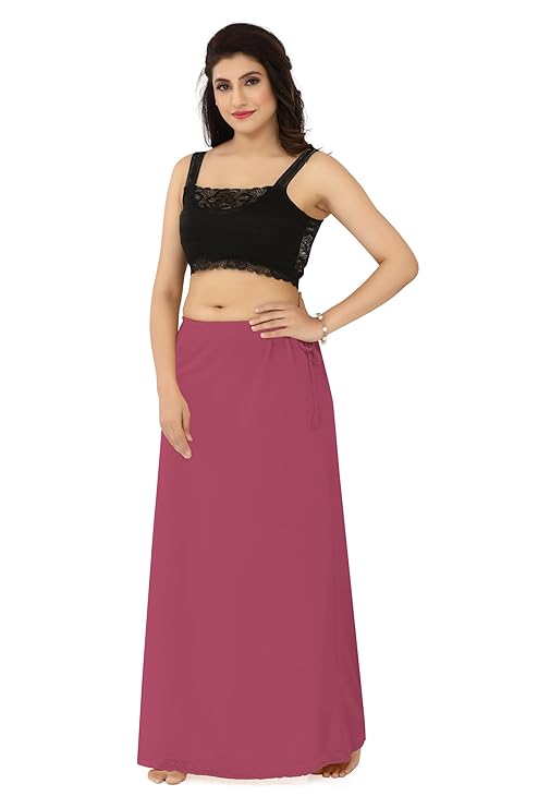 La Serranilla AZO-Free Cotton Hosiery Saree Shapewear Petticoat for Women