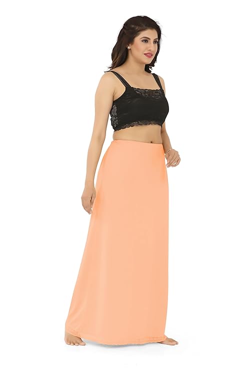 La Serranilla AZO-Free Cotton Hosiery Saree Shapewear Petticoat for Women
