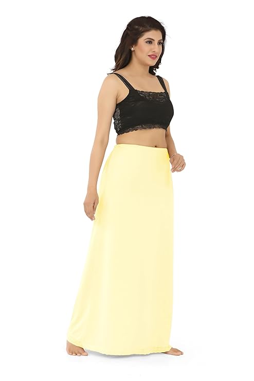 La Serranilla AZO-Free Cotton Hosiery Saree Shapewear Petticoat for Women
