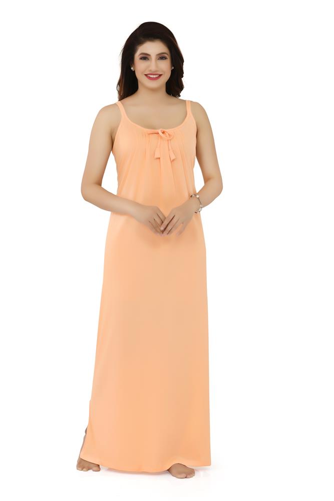 La Serranilla Women's Azo-Free Cotton Hosiery Nighty-NeDesigz.com