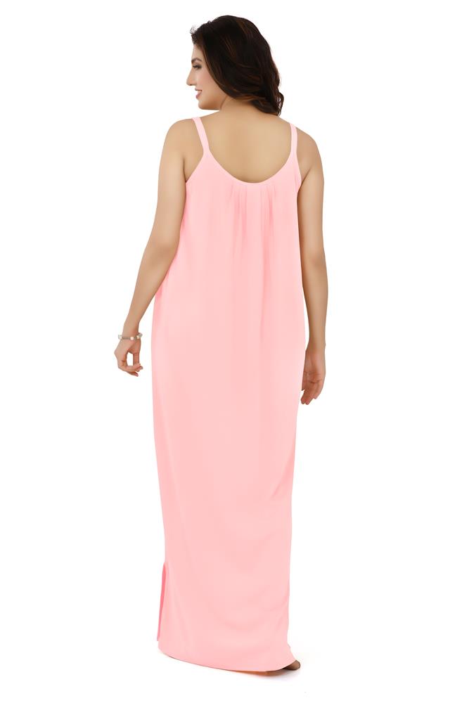 La Serranilla Women's Azo-Free Cotton Hosiery Nighty-NeDesigz.com