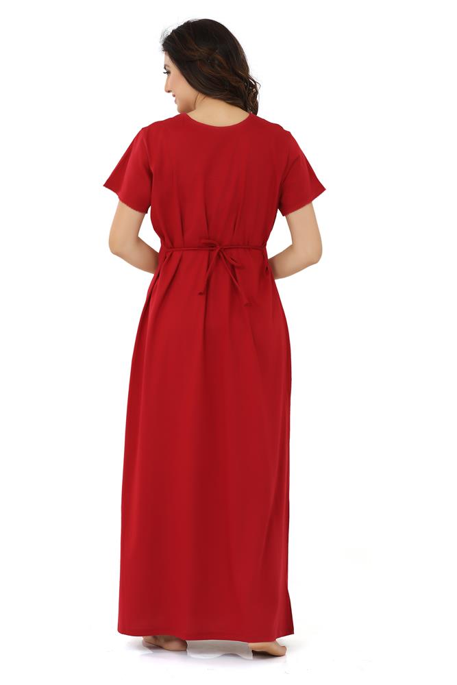 La Serranilla Women's Azo-Free Cotton Hosiery Nighty-NeDesigz.com