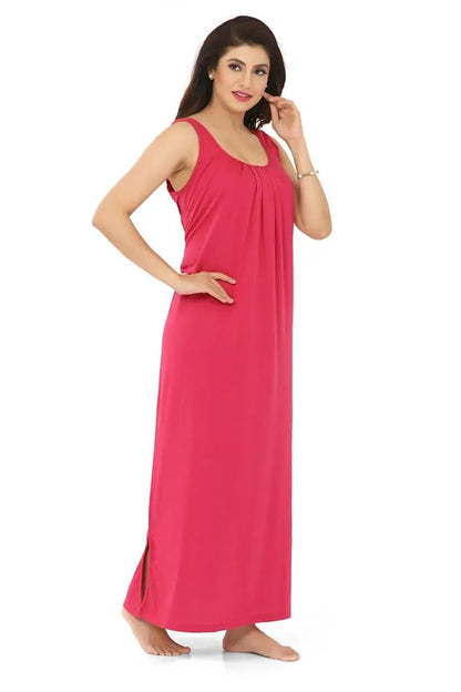 La Serranilla ® Women's Azo-Free Compact Cotton Hosiery Slips Nighty/Gown/Maxi - Ultimate in Comfort and Style- Your Perfect Nightdress for Unbeatable Comfort and Effortless Elegance! ASHILE-NeDesigz.com