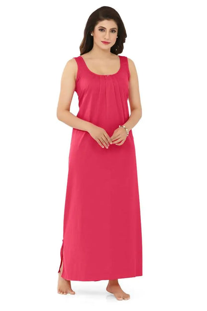 La Serranilla ® Women's Azo-Free Compact Cotton Hosiery Slips Nighty/Gown/Maxi - Ultimate in Comfort and Style- Your Perfect Nightdress for Unbeatable Comfort and Effortless Elegance! ASHILE-NeDesigz.com