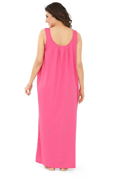 La Serranilla ® Women's Azo-Free Compact Cotton Hosiery Slips Nighty/Gown/Maxi - Ultimate in Comfort and Style- Your Perfect Nightdress for Unbeatable Comfort and Effortless Elegance! ASHILE-NeDesigz.com