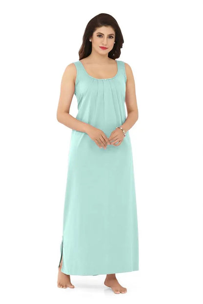 La Serranilla ® Women's Azo-Free Compact Cotton Hosiery Slips Nighty/Gown/Maxi - Ultimate in Comfort and Style- Your Perfect Nightdress for Unbeatable Comfort and Effortless Elegance! ASHILE-NeDesigz.com