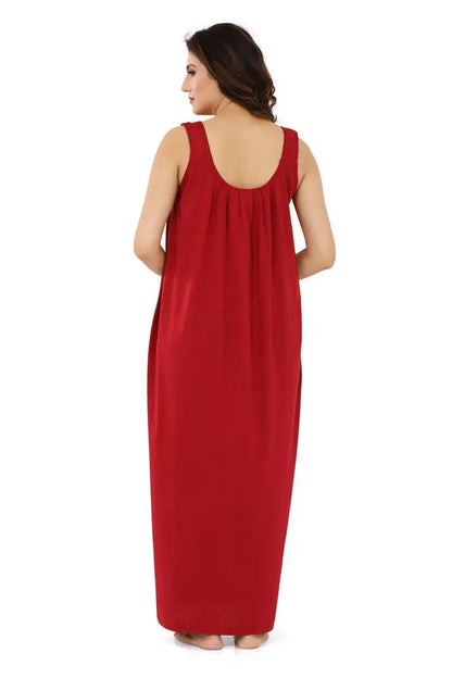 La Serranilla ® Women's Azo-Free Compact Cotton Hosiery Slips Nighty/Gown/Maxi - Ultimate in Comfort and Style- Your Perfect Nightdress for Unbeatable Comfort and Effortless Elegance! ASHILE-NeDesigz.com